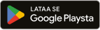 Mustalla taustalla Googlen logo ja teksti Lataa se Google Playsta.
