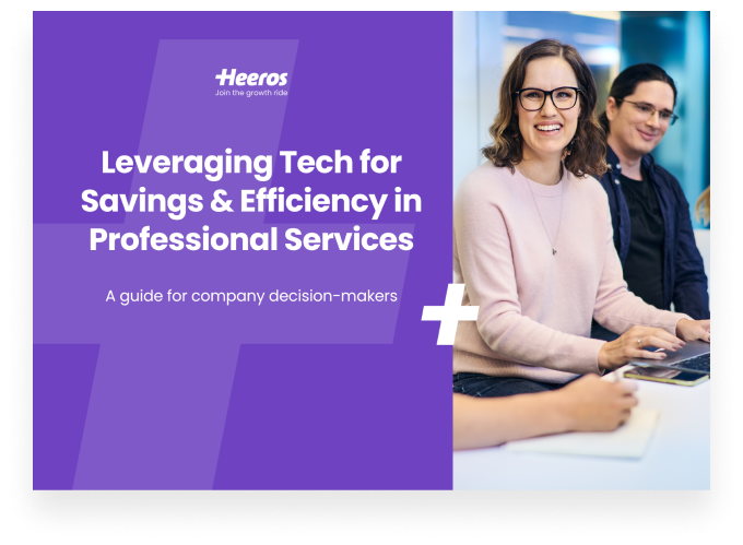 Guide header - Leveraging Tech for Savings & Efficiency in Professional Services