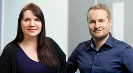 Heeros Tiia Paananen ja Henri Liuska