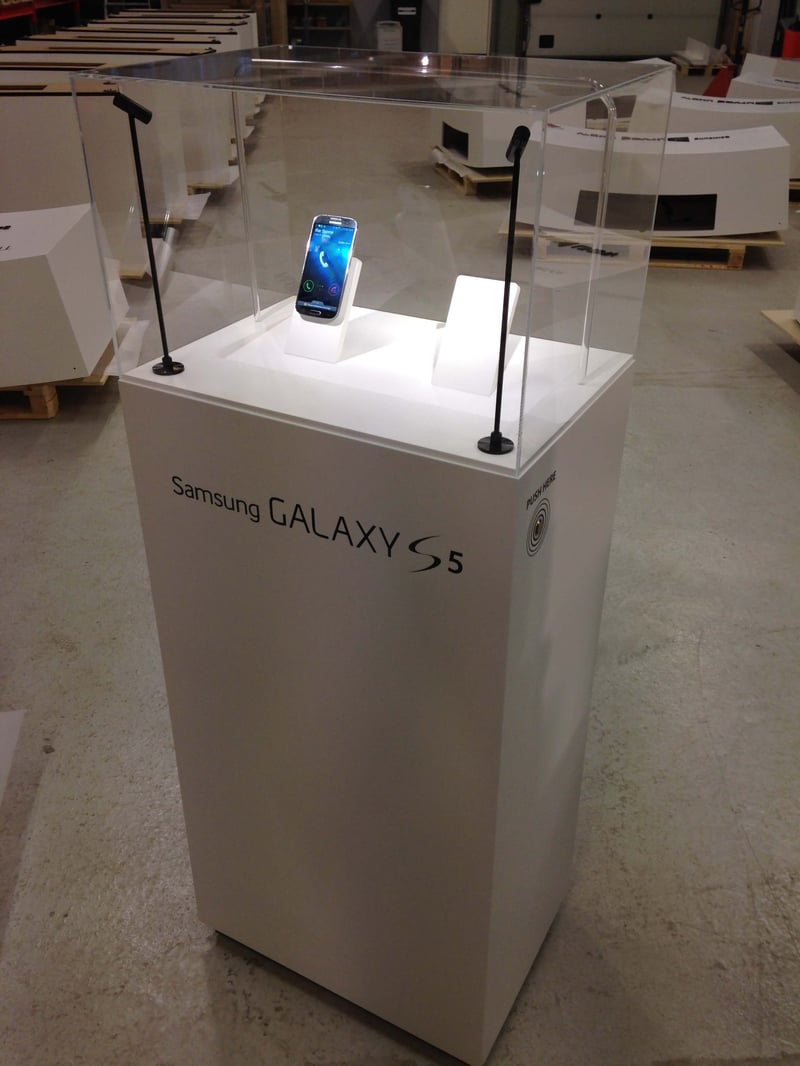 Galaxy S5 water display