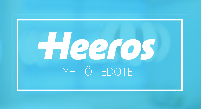 Heeros Oyj: Liikevaihdon kasvu voimistui Taimer-kaupan myötä